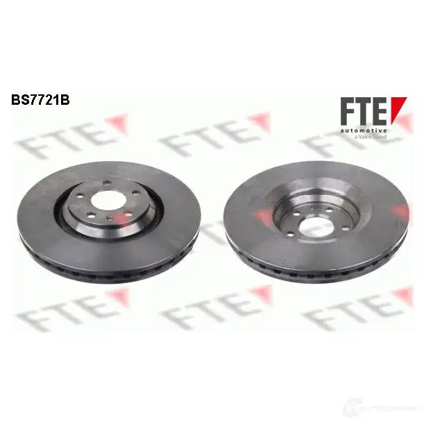 Тормозной диск FTE BS7721B 4028569705422 M 4CF03 608285