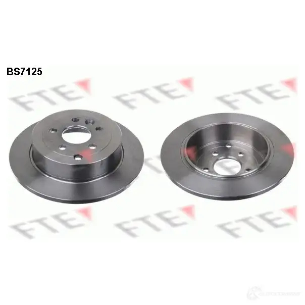 Тормозной диск FTE BS7125 607345 4028569464510 Z G0RJTO изображение 0