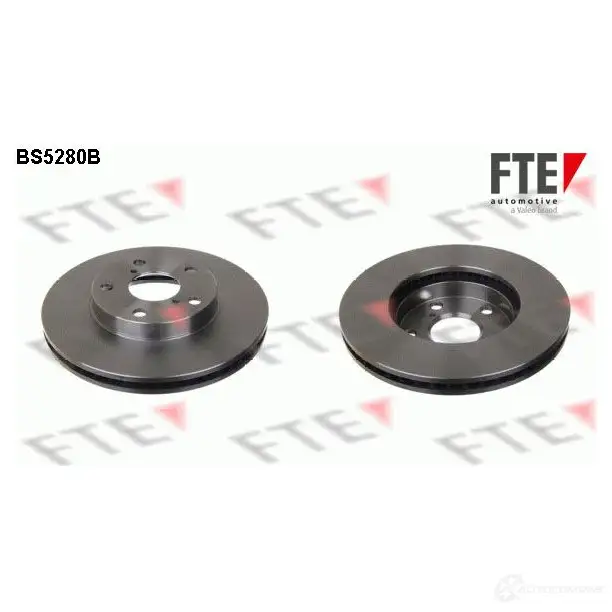 Тормозной диск FTE E QWVC 4028569693767 606908 BS5280B изображение 0