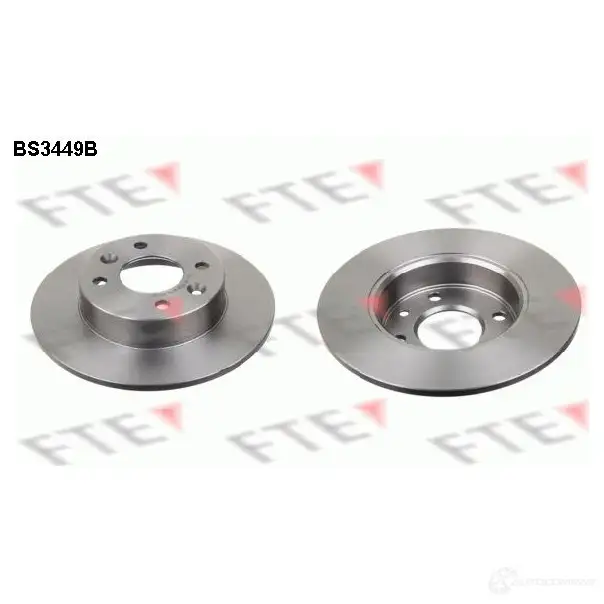 Тормозной диск FTE KBY HLP 606128 BS3449B 4028569688558