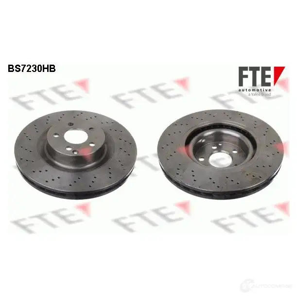 Тормозной диск FTE BS7230HB W XT59 4028569487007 607551