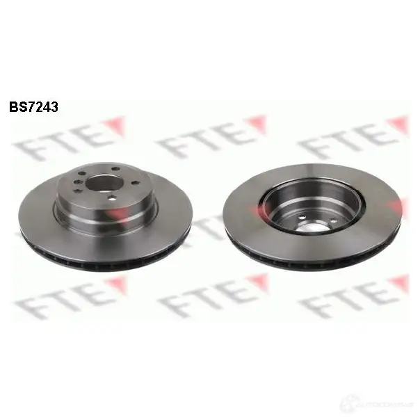 Тормозной диск FTE BS7243 4028569697062 607573 10H FS изображение 0