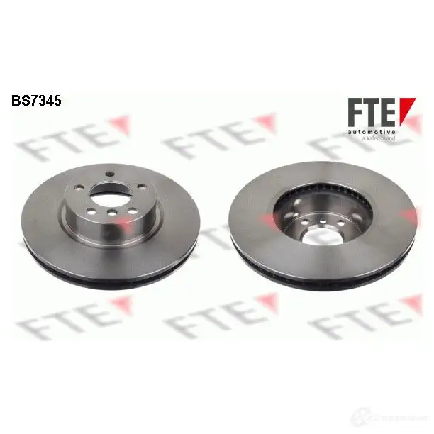 Тормозной диск FTE BS7345 V GBNL2 607734 4028569698076