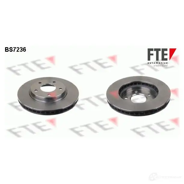 Тормозной диск FTE 4028569491677 5 240P2R 607563 BS7236 изображение 0