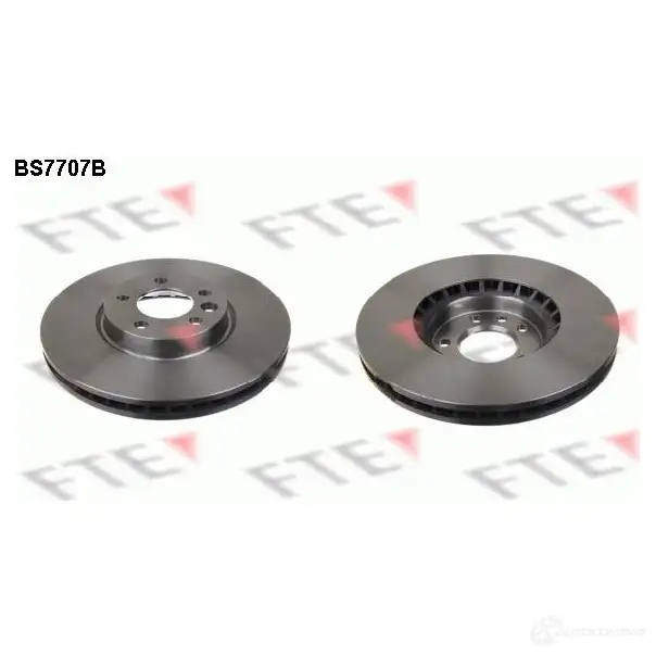 Тормозной диск FTE 608259 BS7707B 4028569705149 F87DS GR изображение 0