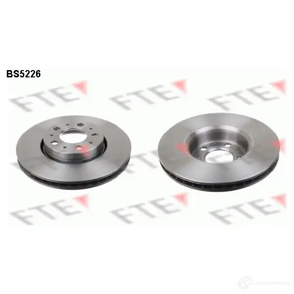 Тормозной диск FTE 4028569413990 BS5226 T0F D6P 606857 изображение 0