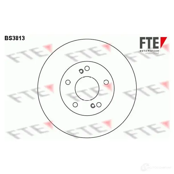 Тормозной диск FTE bs3813 4028569291222 606296 QK 4K3