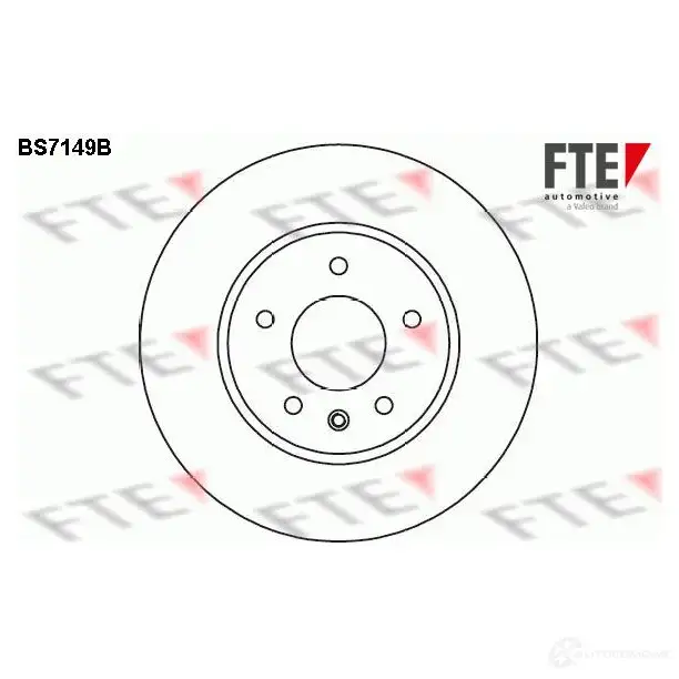 Тормозной диск FTE SHX M8 BS7149B 607390 4028569696157 изображение 0