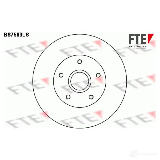 Тормозной диск FTE 608080 4028569702742 AS P7GW BS7583LS изображение 0