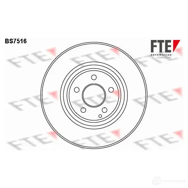 Тормозной диск FTE MYG OUY 607978 4028569701448 bs7516