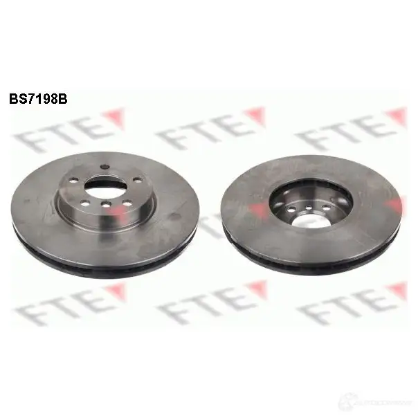 Тормозной диск FTE BS7198B 2W4 XDM 4028569696669 607493