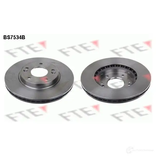 Тормозной диск FTE VQ3S EUW 608004 BS7534B 4028569701806 изображение 0