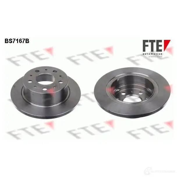 Тормозной диск FTE 607423 4028569696324 I1 AFW BS7167B изображение 0