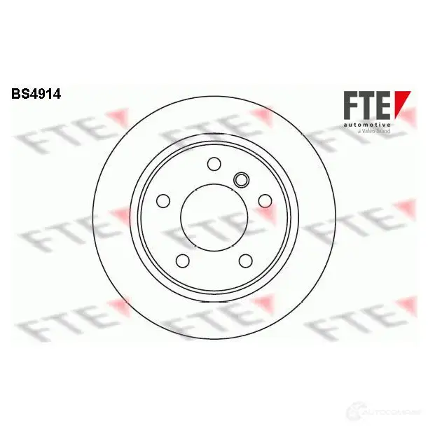 Тормозной диск FTE X64K FH8 4028569348100 606721 BS4914