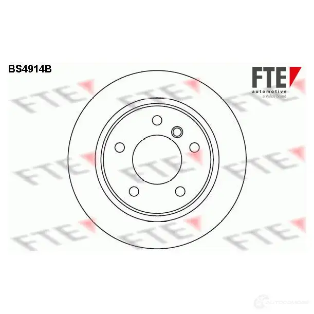 Тормозной диск FTE Y DG5TL BS4914B 606722 4028569692791
