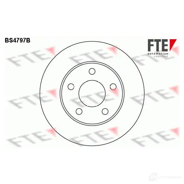 Тормозной диск FTE 606684 bs4797b A ZMX3 4028569472744 изображение 0