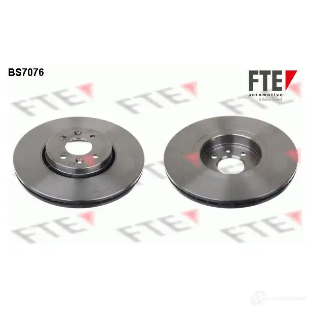 Тормозной диск FTE 4028569452104 607259 K9BE 7 BS7076