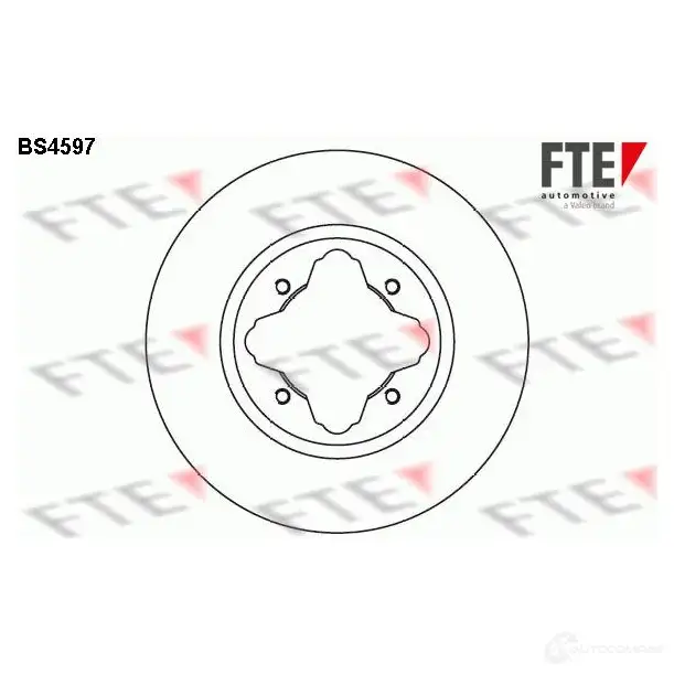 Тормозной диск FTE YDTP F bs4597 4028569357256 606510 изображение 0