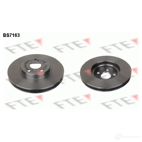 Тормозной диск FTE 607414 BS7163 4028569479804 D Z5VQ3 изображение 0