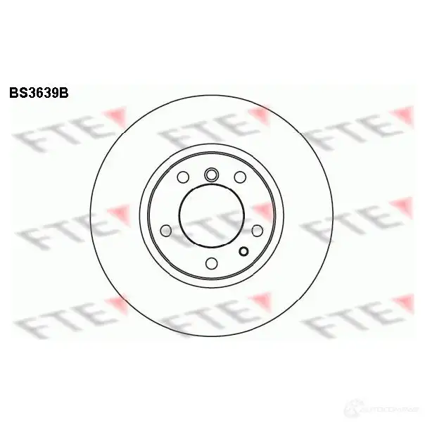 Тормозной диск FTE 4028569689494 606211 BS3639B WB944 E