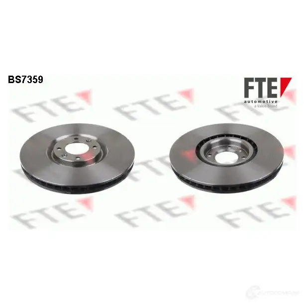 Тормозной диск FTE 607757 4028569698359 BS7359 X UQAEB изображение 0