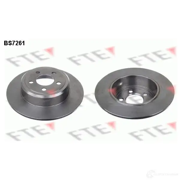 Тормозной диск FTE 4028569496696 4X N63PK BS7261 607608 изображение 0