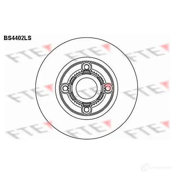 Тормозной диск FTE bs4402ls 5 U9T28 4028569691169 606422