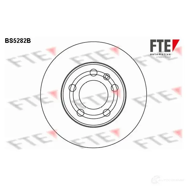 Тормозной диск FTE 4028569693774 J WIA3 BS5282B 606910 изображение 0