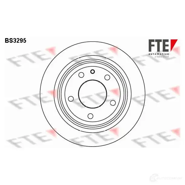 Тормозной диск FTE 606102 0VA9 RGE 4028569029191 bs3295