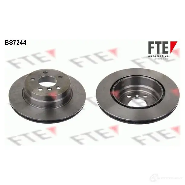 Тормозной диск FTE X 0SVXM BS7244 607576 4028569497051 изображение 0