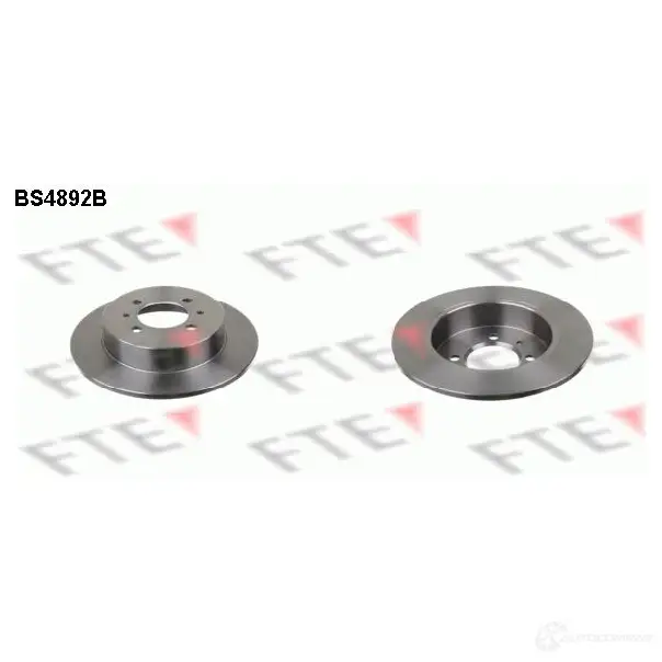 Тормозной диск FTE bs4892b 606720 W0S YX 4028569692784