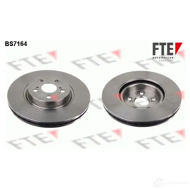 Тормозной диск FTE 607416 4028569479811 BS7164 4PN2 QQ изображение 0