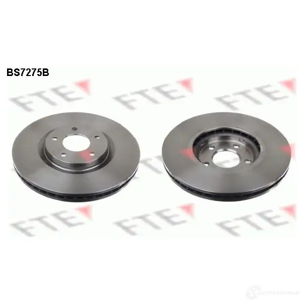 Тормозной диск FTE 8T DNU 4028569697352 607632 BS7275B изображение 0