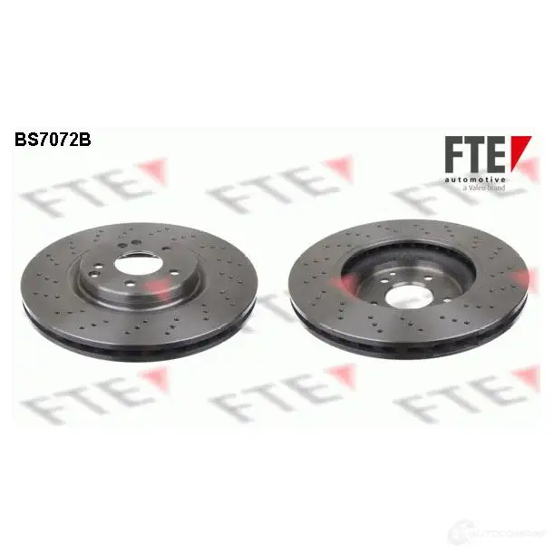 Тормозной диск FTE BS7072B 4MB2O Y 607252 4028569695464