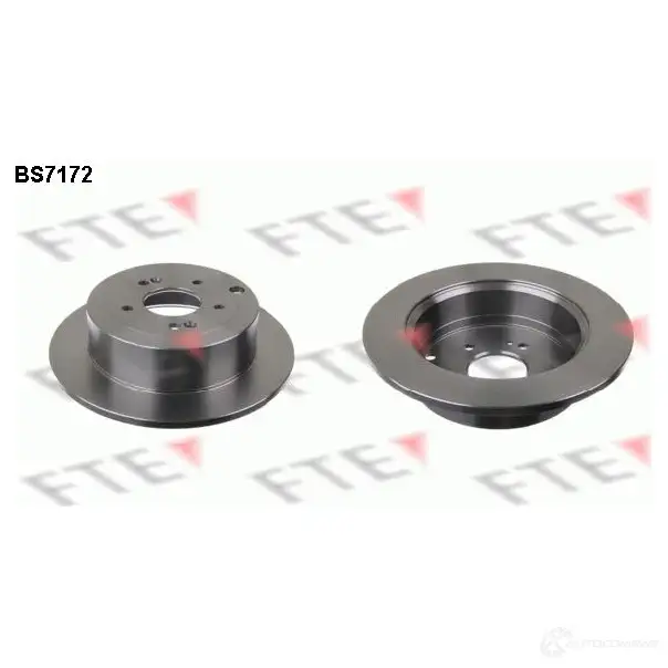 Тормозной диск FTE JUB2 D BS7172 607429 4028569479897 изображение 0