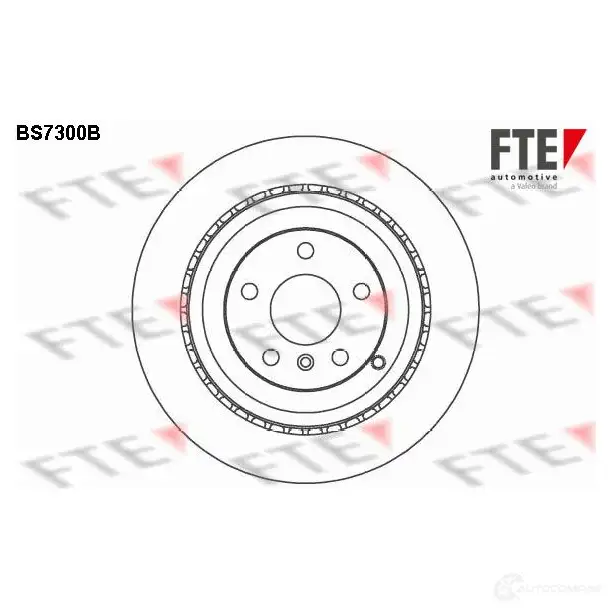 Тормозной диск FTE SM5 3P 607671 BS7300B 4028569697598 изображение 0