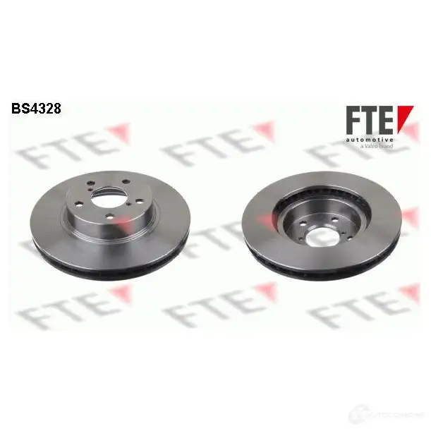 Тормозной диск FTE BJWZ U5 606385 bs4328 4028569025896