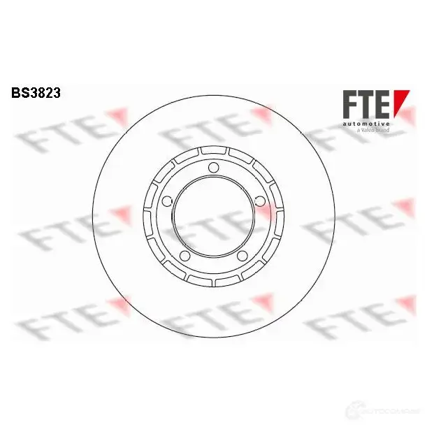 Тормозной диск FTE H1AO Q 4028569031644 606302 BS3823 изображение 0