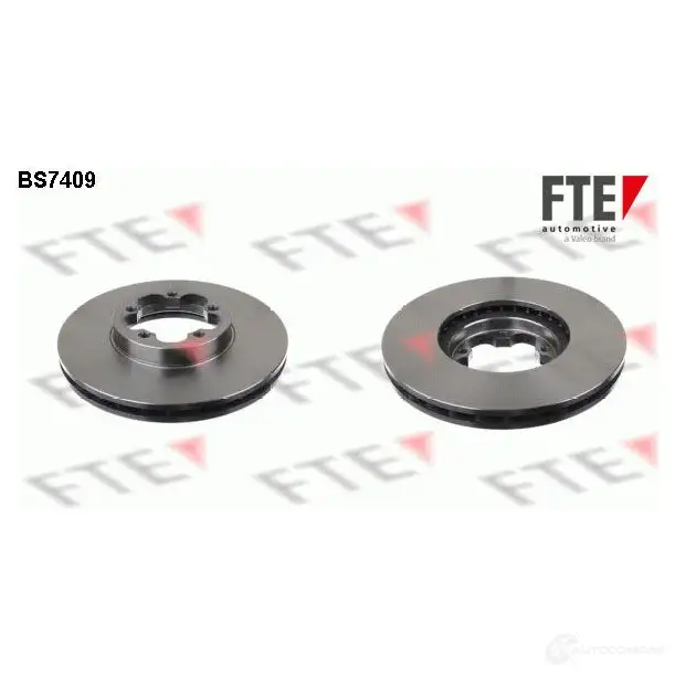 Тормозной диск FTE 607826 4028569699332 QAI EY BS7409