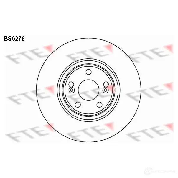 Тормозной диск FTE 31Z GX BS5279 4028569447278 606906 изображение 0