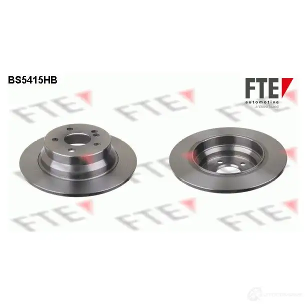 Тормозной диск FTE 4 SL757 4028569472645 BS5415HB 607050 изображение 0