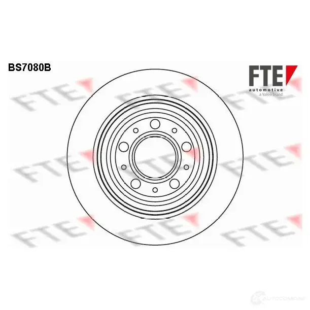 Тормозной диск FTE E1 3WA 607268 bs7080b 4028569472935