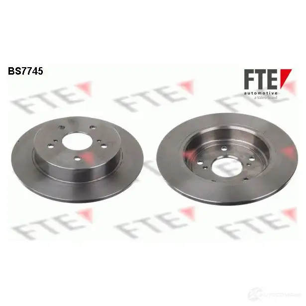 Тормозной диск FTE 608320 KD J4RHT 4028569705859 BS7745
