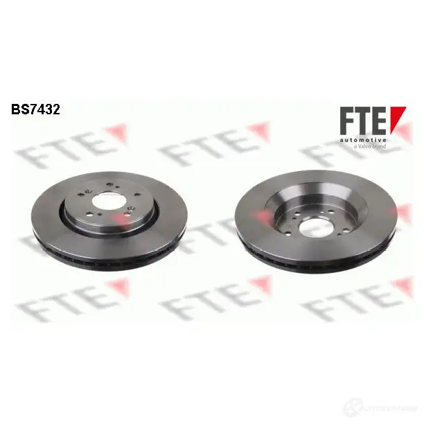 Тормозной диск FTE 4028569699790 BS7432 J PVGCS 607860 изображение 0