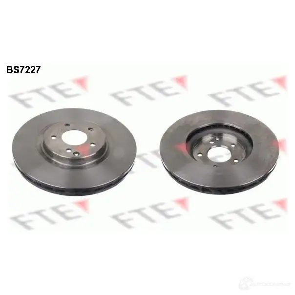 Тормозной диск FTE 4028569696898 ZUC DKE 607542 BS7227