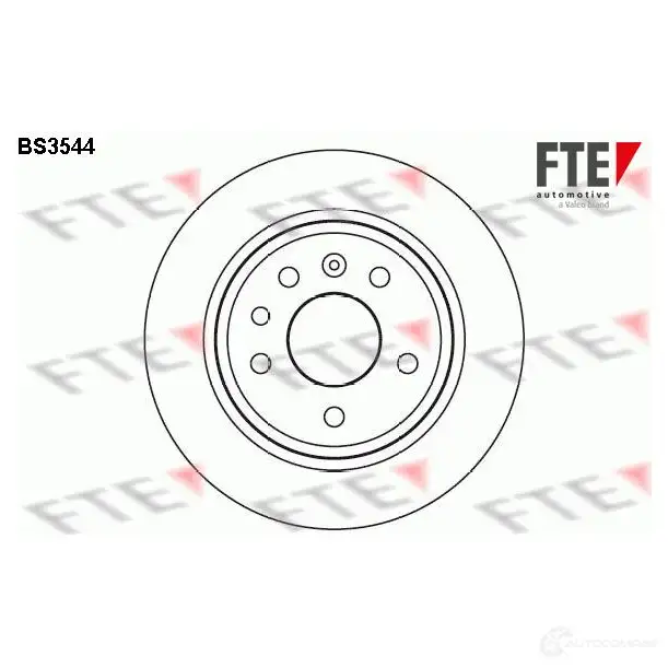 Тормозной диск FTE 4028569030234 606169 IZ4U8 5 BS3544 изображение 0