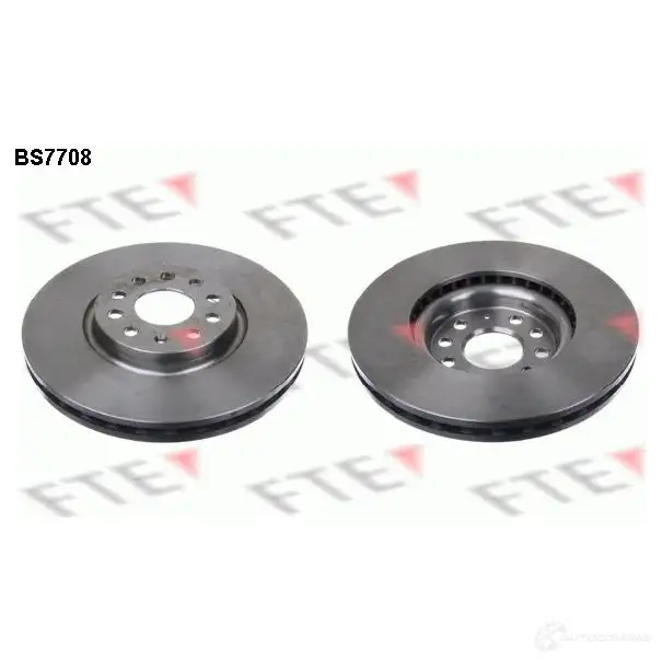 Тормозной диск FTE 608260 BS7708 9 ZV57 4028569705156 изображение 0