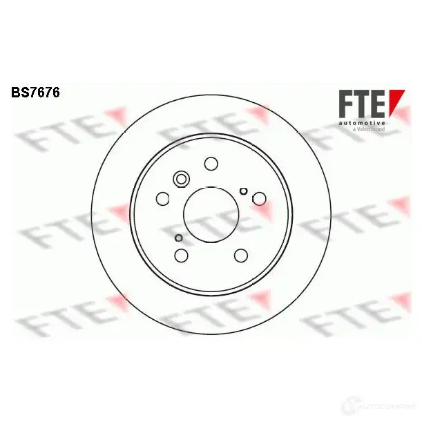 Тормозной диск FTE 608216 KPQW M6 BS7676 4028569704517