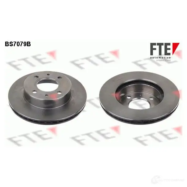 Тормозной диск FTE BS7079B 4028569695532 NZABDA I 607266