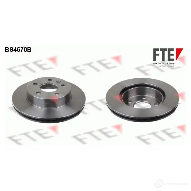 Тормозной диск FTE BS4670B 9PZF7 RP 606567 4028569691978